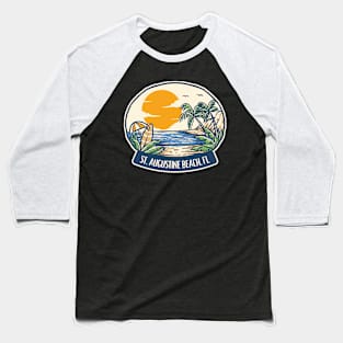 Saint Augustine Beach Florida Baseball T-Shirt